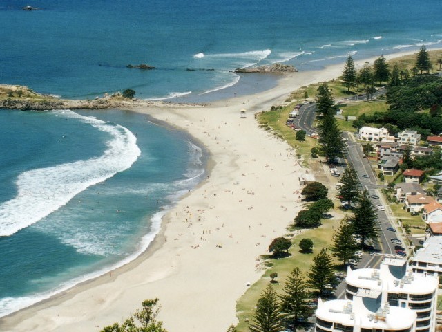 Mount Overlooking Mt Maunganui Beach